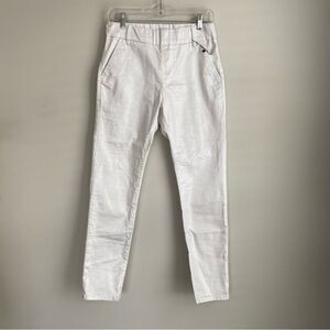 Bevy Flog Dafna Pull On Pants in Silver Chain Size 27 NWT